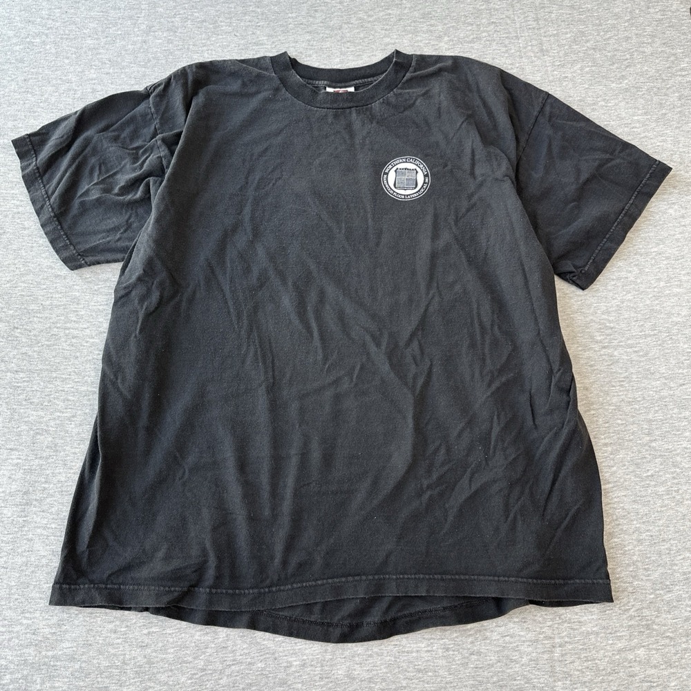 Vintage Made In USA Black T Shirt Oversize 3X Bay Side